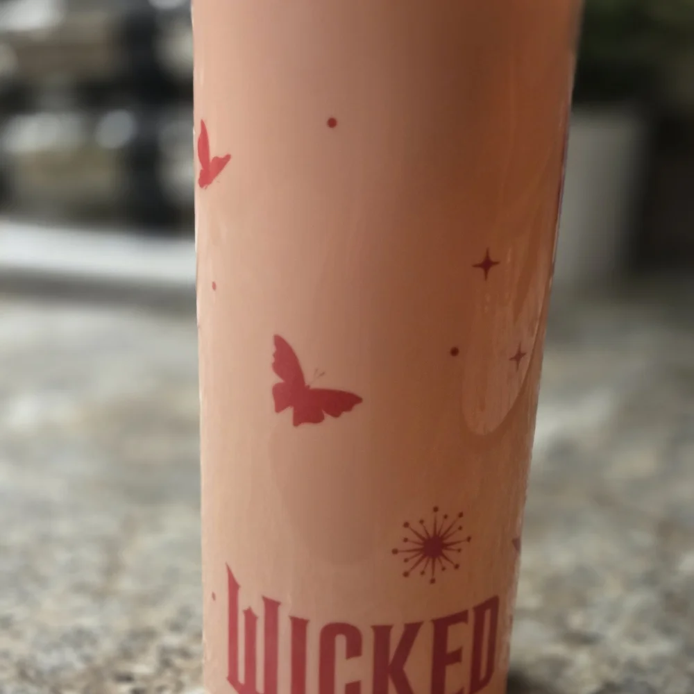 Wicked Pink Glinda Tumbler with Straw